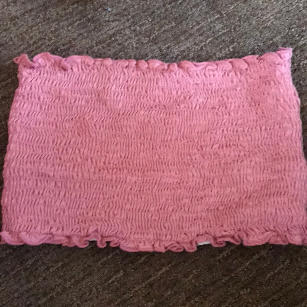 Pink tube top